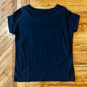 All Saints Oversized Fit Black Tee